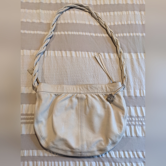 FURLA Genuine Italian Leather Bag with Twisted Strap - Picture 1 of 10